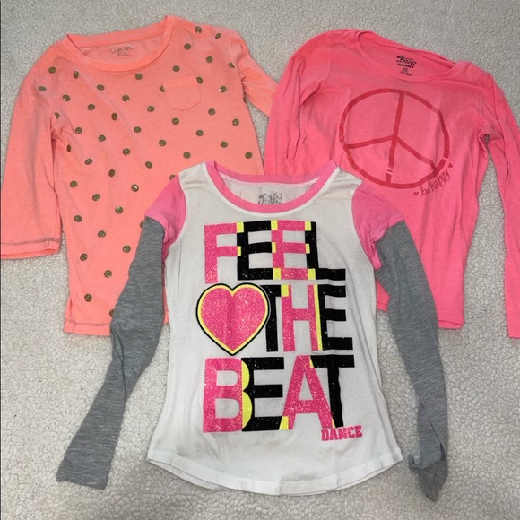 14 Piece Girls Size 10/12 Long Sleeve Tops Bundle - Picture 4 of 13